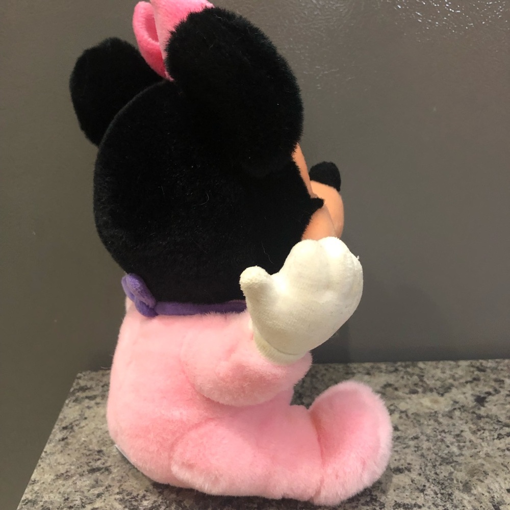 Disney Baby Minnie Mouse Plush Stuffed Animal Toy - Picture 6 of 9